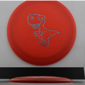 Tyrannosaurus Rex Disc Golf Distance Driver for Children | Ultra Lightweight | Made by Dino Discs, Red