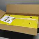 ROBLOCK 22" Parking Stopper for Home Garage & Outside, Heavy Duty Garage Stoppers for Protecting Your Vehicle, Parking Aids for New Drivers, Wheel Stops for Cars, Vans, Trailer, 2 Packs, Yellow (3.1"H Updated 2Pcs)
