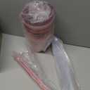 6 Set Slushie Cups with Dome Lids and Straws Detachable Spoon Straws Reusable Plastic Iced Coffee Cups Smoothie Tumbler for Birthdays Summer Party Supplies(Multi Color,16 oz)