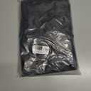 YAXHWIV Men's Casual Joggers Pants Cotton Drawstring Twill Cargo Pants Lightweight Tapered Track Jogging Sweatpants (Black, M)