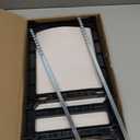 Officemate Plastic Hanging File Folder Frame, 18 Inch, Letter and Legal Size. 1 Set (91961), Black and Gray