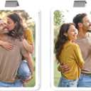 (Set 2) Car Visor Photo Clip Car Gifts for Boyfriend, Husband, Valentines Day Gifts Sun Visor Clip Photo Frame Picture Holder, Drive Safe I Love You Magnet Acrylic Sunvisor for Couple, Men, Women