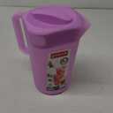 1 Pack 1 Gallon Plastic Square Pitcher with Lid