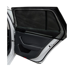 Car Window Shades, 2 Pack Breathable Mesh Side Sun Stretch Screens for Baby/Camping Heat Block UV Protection, Back Covers Car, Truck, SUV, L