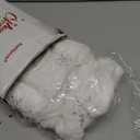 Faux Fur Christmas Table Runner with Silver Sequin Snowflakes, White Super Soft Thick Luxury Table Decoration for Holiday Xmas,15x70 Inch