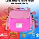 Lunch Bag for Kids Insulated Lunch Boxe for Boys Girls Small Reusable Cooler Tote Lunchbag Back to School Cute Lunchbox for Teens (pink)