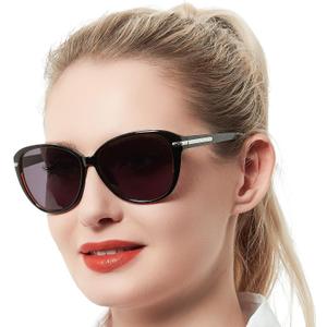 Round Reader Sunglasses for Women 1.5 Square Reading Glasses UV Filter Sturdy (Brown Leopard, 1.50)