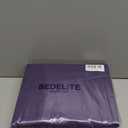 BEDELITE California King Sheets Set, Luxury Soft Plum Purple Satin Sheets for Hair and Skin, Similar to Silk Bed Sheets Set 4 Pieces with 1 Deep Pocket Fitted Sheet, 1 Flat Sheet, and 2 Pillowcases
