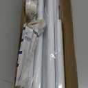 Tension Curtain Rod 30 To 76 Inch White Tension Rods Adjustable Spring Loaded Curtain Rods 7/8" Curtains Rods No Drilling Tension Rods For Windows Bedroom Closet Doorway Door 2pcs