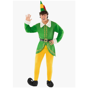 Morph Adult Elf Costume - Christmas Elf Costume for Men, L