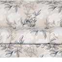SearchI Stretch Sofa Cover Printed Couch Cover, Floral Pattern 4 Pieces Sofa Slipcover with 3 Separate Cushion Cover, Washable Furniture Protector for Living Room(Sofa, Flower Shadow) (Large)