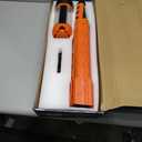 15000 mAh Rechargeable Camping Light with Stand, Cordless Work Light with 3 LED Lamp Heads, 5500 Lumens Dimmable Camping Essentials Gear Emergency Flashlight with 86" Detachable Tripod, Orange