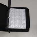 ANIXITECH 300 Slots Game Card Holder Binder, Mini Cards Storage Organizer with Sleeves Compatible with SD Memory Cards, Portable Card Album Binder (Red)