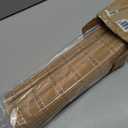 LazBlinds No Tools No Drill Cordless Bamboo Roman Shades, Light Filtering Window Treatment, Roll Up Bamboo Blinds for Windows 27.5'' W x 48'' H, Brown