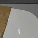 Toilet Seat D Shape Soft Close Quick Release Easy Clean Toilet Seat Replacement with Non-Slip Bumpers for Bathroom White