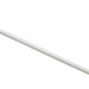 Fantasia 28-48 inch Adjustable Width Single Curtain Rod for windows with Brackets & Hardware - Easy to Install