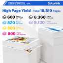 280 281 Ink Cartridges Replacement for Canon TR8620a Ink Combo, PGI-280XXL CLI-281XXL PGI 280XXL 281XXL 280 XXL Smart Ink for Color Printers Pixma TR8600 TR8520 TR8620 TR8622a TS9120 TS9521c (6 Packs)