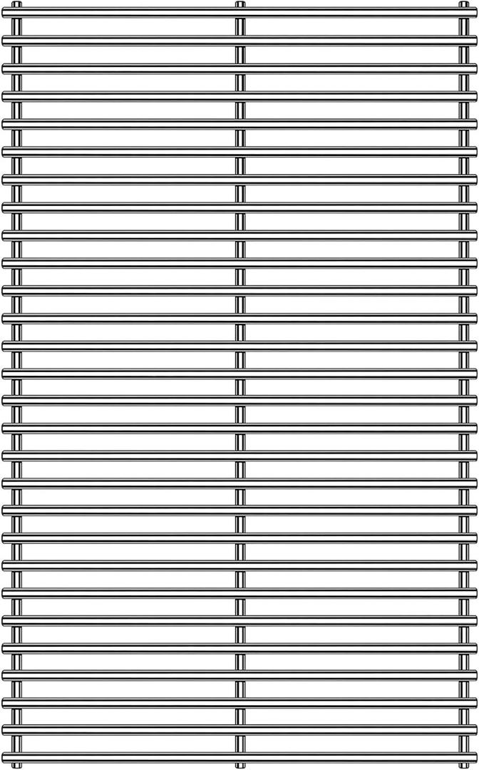1 Pack 93001 Gas Grill Steel Wire Cooking Grid Rock Grates Replacement Parts for Arkla Models,for Broilmaster Models,for Charmglow Models,12 1/4 inch x 20 1/8 inch