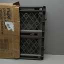 MYPET North States Paws Portable Pet Gate: 26-40" Wide. Pressure Mount. No Tools Needed. Made in USA, 23" Tall, Expandable, Durable Dog Gates for Doorways, Fieldstone Gray