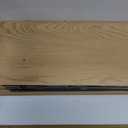 Acovy 24 Inch Floating Shelves, 3D Textured Wood Grain, 24"x9.25"x1.5" Inch Deep Floating Shelves for Wall, Wooden Shelves for Bathroom, Bedroom, Living Room, Natural, 2 Pieces, 24"x9.25"-2pcs