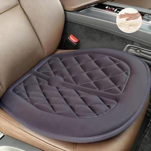 Big Ant Car Seat Cushion, Comfort Memory Foam Driver Seat Cushion Improve Driving View, Sciatica and Lower Back Pain Relief, Seat Cushions for Car Seat Driver, Home Office Chair, Wheelchair - Gray