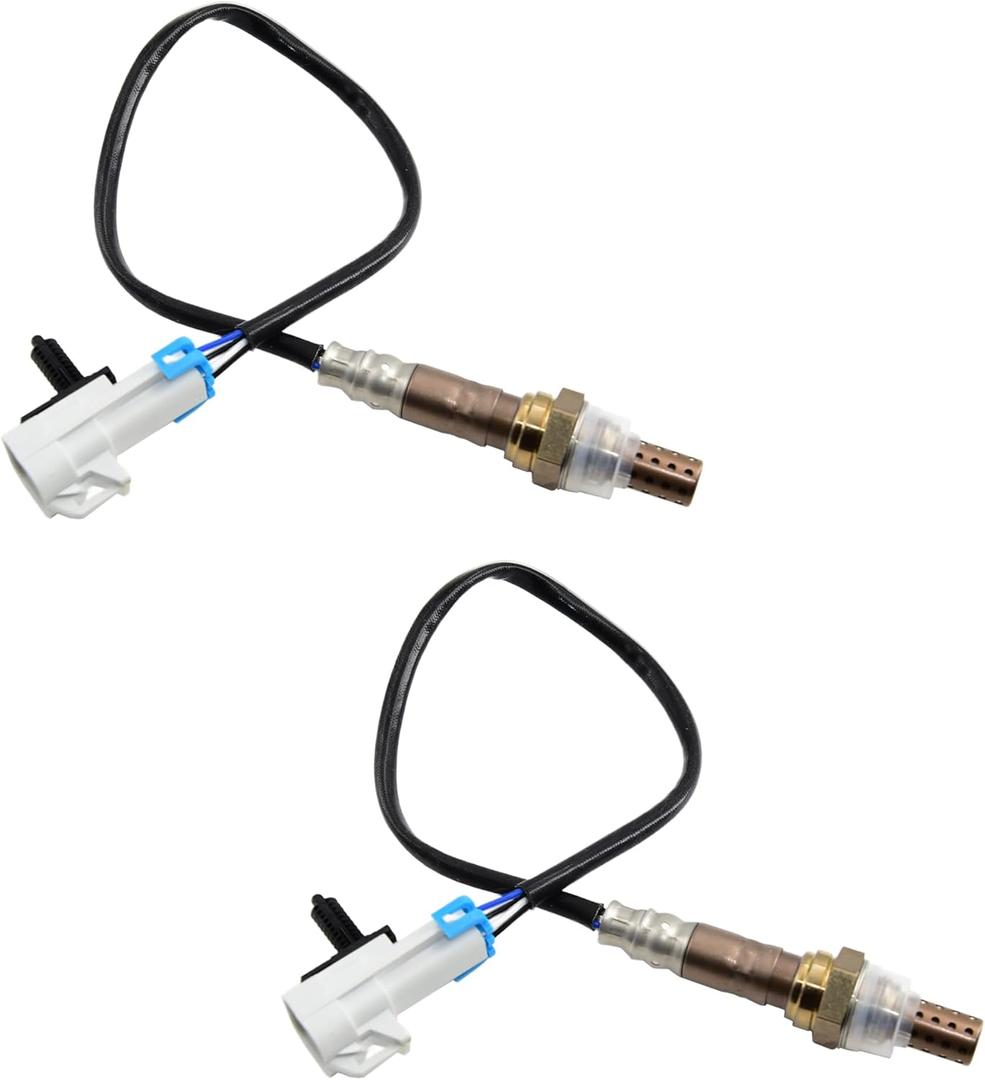 2Pcs Oxygen Sensor Upstream 234-4668 Compatible for 2003-2014 Chevrolet Silverado Sierra Suburban Avalanche Impala Malibu Equinox Tahoe HHR Yukon XL 1500 2500 3500 Lucerne Escalade CTS