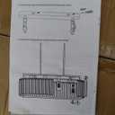 Majhoiw Rectangle Black Crystal Chandeliers for Dining Room, Modern 4-Light Kitchen Island Light Fixture Over Table, 33" Linear Hanging Pendant Lighting for Pool Table Entryway Foyer Hallway