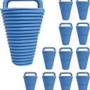 12 Pieces Kayak Scupper Plug Kit TPE Scupper Plugs Drain Holes Stopper Bung with Handle, Small
