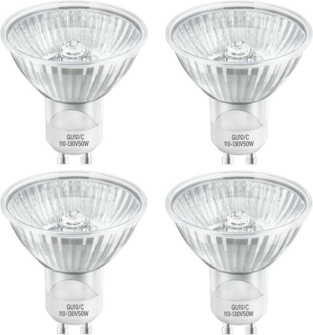 Candle Warmer Light Bulbs Accessories, 4Pcs 50 Watt Wax Warmer Bulbs for Full Size Adjustable Temperature Candle Warmer Lamp