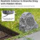 Theater Solutions 4R4G Outdoor Granite Rock 4 Speaker Set for Deck Pool Spa Patio Garden