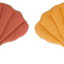 Cat Mattress Leaf Shape Cat Nest Cat and Dog Double-Sided Available Floor Mat Cover Pad Warm and Comfortable Cartoon Cat Bed Indoor Warm Accessories (Ginkgo Leaves)
