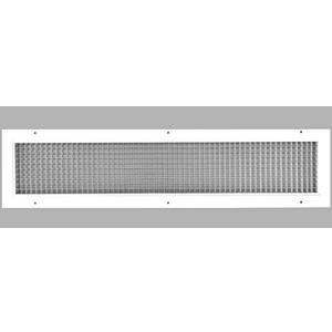 HVAC Premium 6'' x 32'' or 32'' x 6'' Cube Core Eggcrate Return Air Grille - Aluminum Rust Proof - HVAC Vent Duct Cover - White [Outer Dimensions: 8.75]