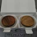 CZHQSMZ Set of 2 Large Glass Jar with Airtight Acacia Lid and 132 Kitchen Pantry Labels, Clear Glass Food Storage Jars Containers for Rice Flour Pasta Sugar Coffee Cookie and More(98 Fl Oz/2800 Ml)