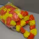 Krati Exports 5 Pc 5 feet Long Marigold Garland for Decoration Long Strands Artificial Marigold Flowers | Indian Dcor for Pooja | Wedding | Christmas | Diwali Decor (Yellow & Orange)