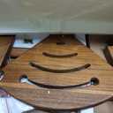 AquaTeak The Original Kai Corner Teak Bath Shelf - A. Corner Stand