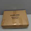 EASELAND Queen Size Mattress Pad Pillow Top Mattress Cover Quilted Fitted Mattress Protector Cotton Top Stretches up 8-21" Deep Pocket Cooling Mattress Topper (60x80 inch, White)