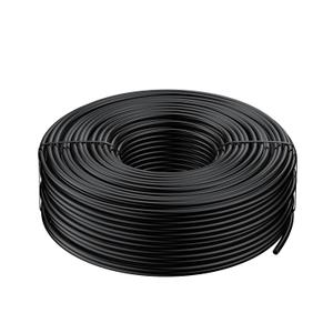 Pawfly 200 ft. 1/4 Drip Irrigation Tubing, Black Distribution Tubing for Drip Irrigation System, Polyethylene Drip Line, Drip Irrigation Hose Tube for Quick-Connect Drip Irrigation Emitters