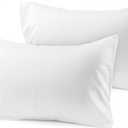 COTTON STICH 12x16 Small Pillowcase Zipper Closer Pillow case Set of 2 PC Mini Pillowcase 600 TC Pure Egyptian Cotton Decorative Hotel Quality (White Solid, Toddler 12x16 Zipper)