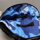 Toffos 48" x2 Snow Tube with Premium Oxford Cover, Heavy Duty Snow Sled for Adults with Thickened Bottom, Inflatable Cold Resistance Sledding, Toboggan Winter Outdoor Skiing Fun, Blue and Orange