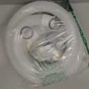 2 Pack 1 1/2 Pool Hose for Above Ground Pools 6ft&3ft Long Pool Pump Replacement Filter Hoses 1.5" EVA Swimming Pool Filter Hose for Filter Pumps, Saltwater Systems and Sand Filters (White)