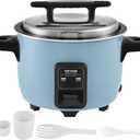 VEVOR Commercial Rice Cooker, 40-Cup Rice Cooker, 8.45 Qt / 8 Liter Large Rice Cooker and Warmer with Nonstick Inner Pot, Fast Cooking and 24-Hour Keep Warm, with Rice Cup and Paddle, for Restaurant