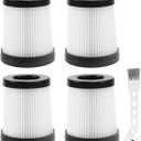 FSV001 Replacement Filter Compatiable with Fabuletta FSV001, FSV101, Girnoor G160 and G165 Afoddon A38 Cordless Stick Vacuum Cleaners Series, 4 Pack