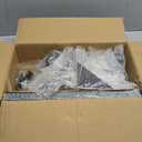 Nefish Upgraded Stainless Steel Appliance Dolly with Wheels 21-28 Inch Washing Machine Roller Heavy Duty 700 Lbs Furniture Cart with Wheel Flat Dollies for Washer and Dyer, Fridge, Cabinet, Boxes (Silver White)