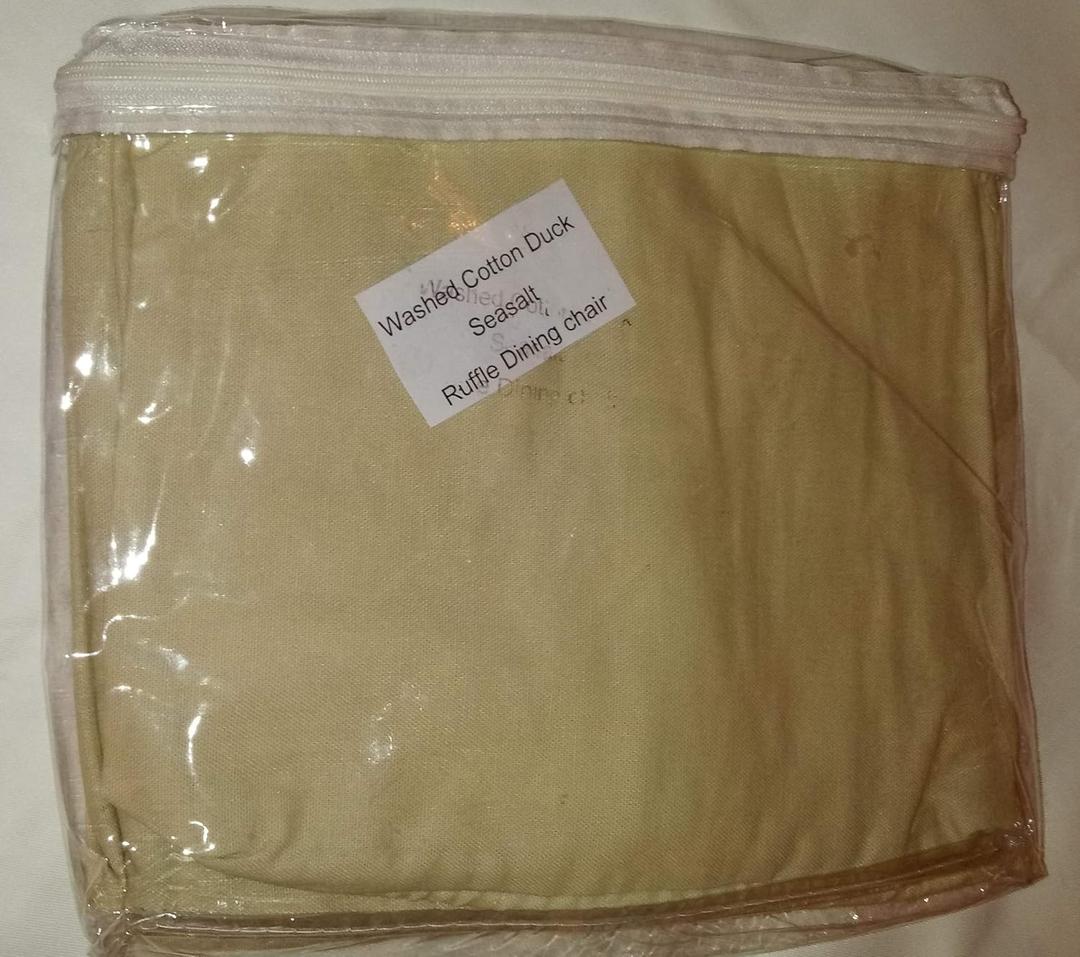 Simply Shabby Chic Khaki Cotton Duck Dining Chair Slipcover