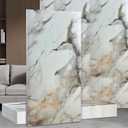 Wall Panels Peel and Stick，PVC Imitation Artificial Marble Tiles Sticker，10 pcs 23.6" L x 11.8" W，Heat-Resistant Backsplash Tile，Ideal for Kitchen Bathrooms Living Rooms Bedrooms.