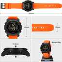 NAVIFORCE Men Sports Waterproof Digital Watches with Stopwatch Alarm Rubber Strap Wristwatch for WomenGift