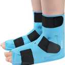 REVIX Large Ankle Ice Pack for Foot Discomfort, Reusable Gel Cold Pack with Cold Compression Therapy, Full Coverage Ankle Ice Wrap for Post-Workout Recovery, Achilles Tendonitis, 2 Packs