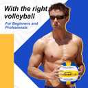 Senston Volleyball Official Size 5 - Waterproof Indoor/Outdoor Soft Volleyball for Kids Youth Adults,Beach Play, Game,Gym,Training