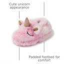 3 x Enteer Baby Girls' Cartoon Indoor Anti Slip House Slippers, 7-8M
