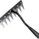 Gardening Hand Weeder Puller Tool, Manual Weeder with Detachable Blade Weeder Puller Tool,High-Carbon Steel Weed Removal Tool for Farm Lawn Garden, 5/6/7/8 Teeth Sizes (8 Teeth)